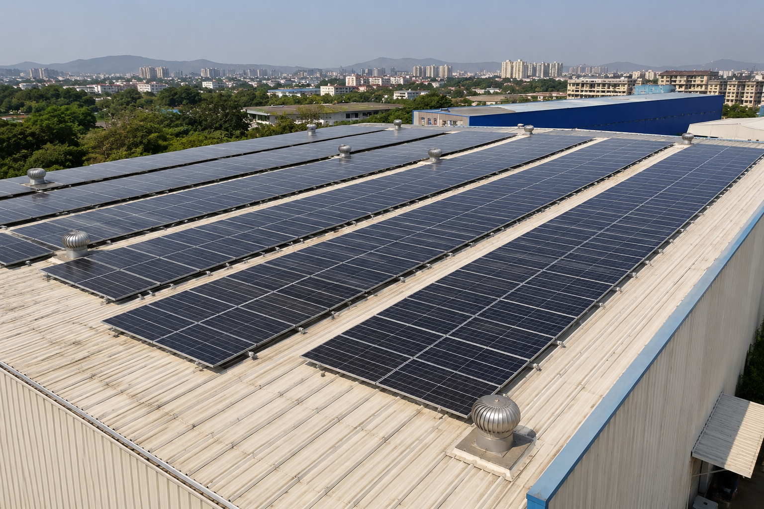 40 kW Commercial Rooftop rooftop solar system