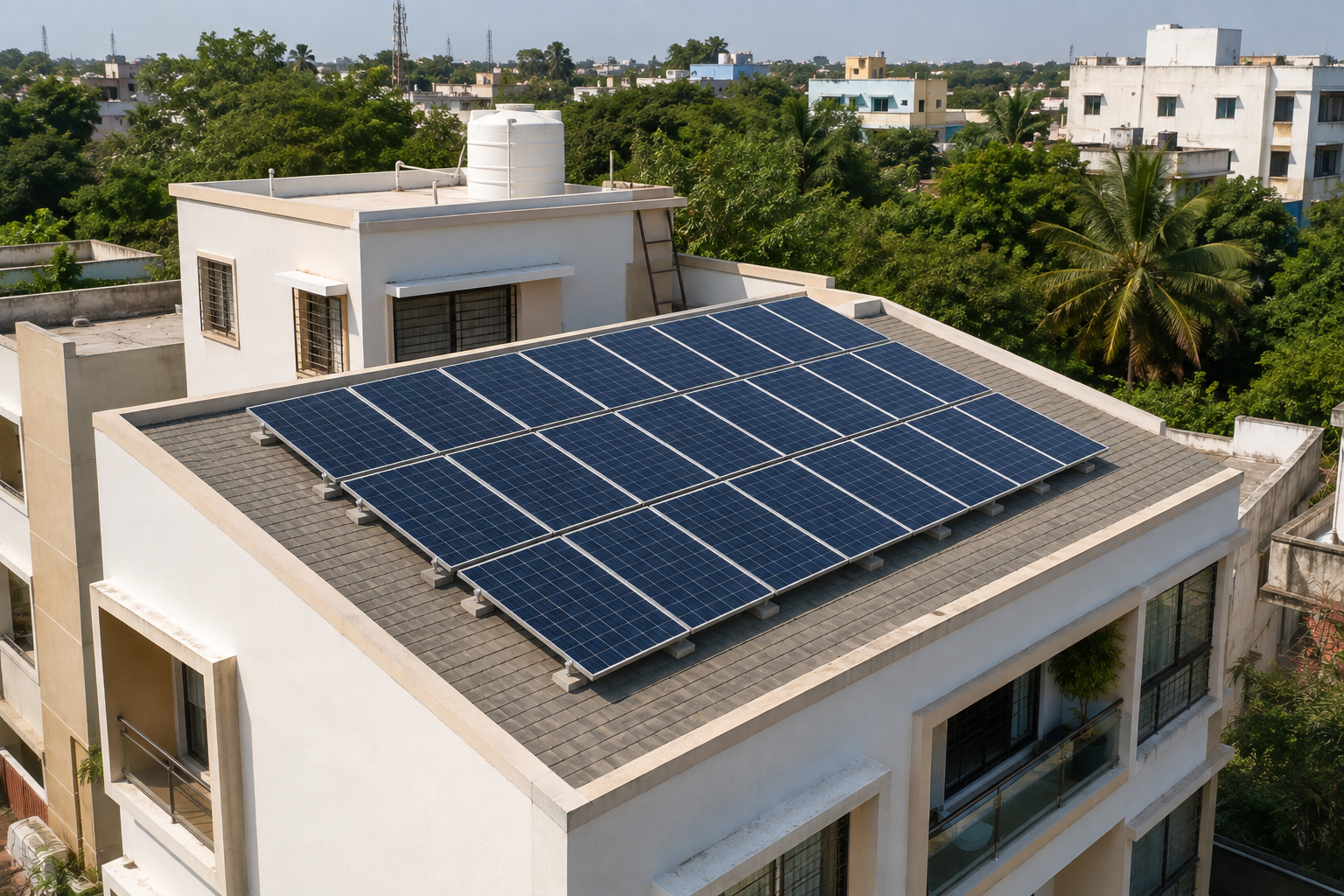 30kW Villa Roof rooftop solar system